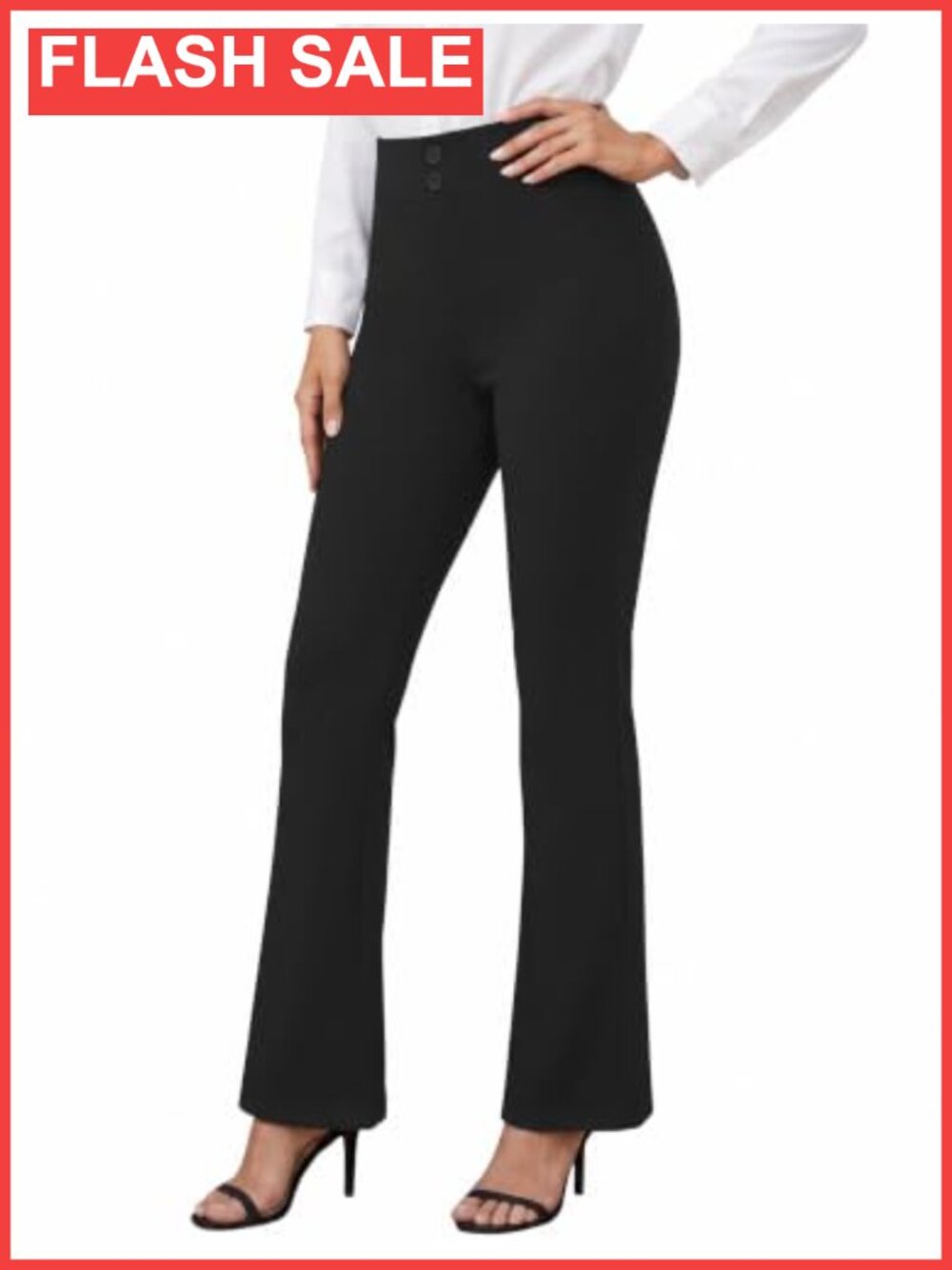 Women's Stretchy Bootcut High Waist Dress Pants Slacks Trousers